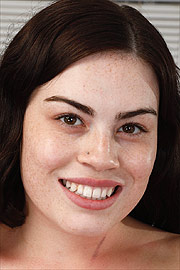 Smiling Freckled Face Veronica Valentine