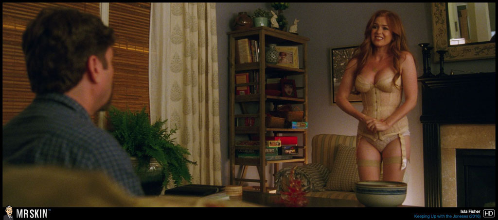 40 Year Old Isla Fischer In Lingerie