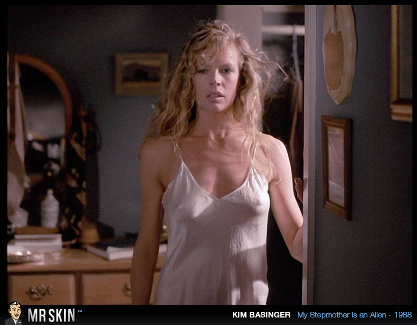 Kim Basinger Wearing A Nightie In The 80s