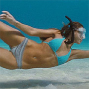 Jessica Alba Underwater In Her Little Bikini