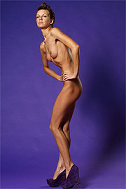 Nude Skinny Runway Model From Europe