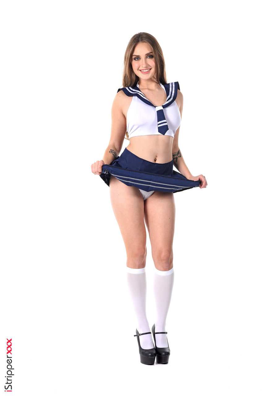 Sexy Uniform Teasing Lena Reif